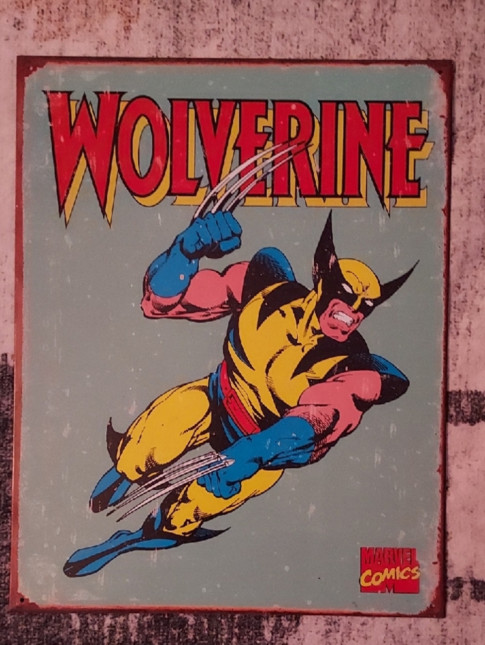 Wolverine Tin Poster